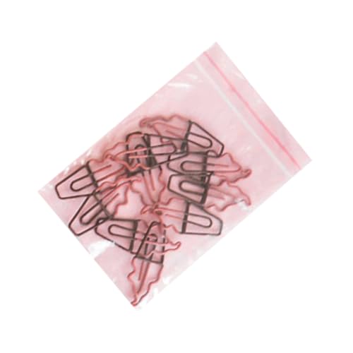 Gadpiparty 10 Stück Metall Notizclips Obst und Gemüseform Lustige Büroklammern Lesezeichen und Memo Halter für Zuhause Büro und Schule Eiscreme von Gadpiparty