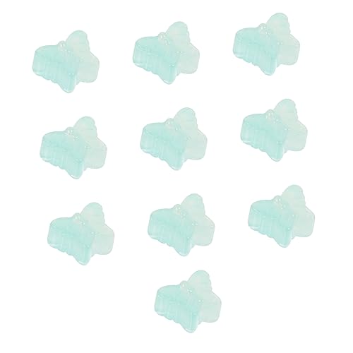 Gadpiparty 10 Stück Nachtleuchtende Glasperlen Diy Spacer Charms für Schmuckherstellung Bastelperlen für Ohrringe Haarschmuck und Armbänder für Projekte von Gadpiparty
