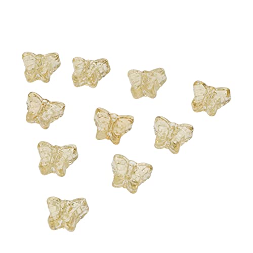 Gadpiparty 10 Stück Nachtleuchtende Schmetterlingsperlen Spacer Charms für Diy Schmuck Basteln von Ohrringen Armbändern und Haaraccessoires Leuchtende Glasperlen für Gadpiparty 10 Stück Nachtleuchtende Schmetterlingsperlen Spacer Charms für Diy Schmuck Basteln von Ohrringen Armbändern und Haaraccessoires Leuchtende Glasperlen für von Gadpiparty