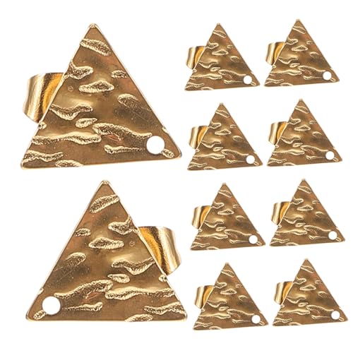 Gadpiparty 10 Stück Ohrtablett Ohrlünette Ohrring Basis Rohlinge Schmuck Lünette Tablett Ohrringe Lünette DIY Ohrring Lünette Rohling Ohrstecker Basis Ohrring Zubehör Ohrring Lünette von Gadpiparty