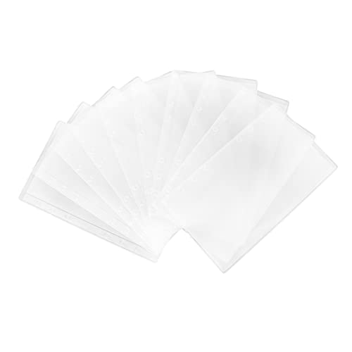 Gadpiparty 10 Stück PVC Aufbewahrungstaschen für Visitenkarten Ticket und Notizsammlung Lose für Reisen und Organisation Gadpiparty 10 Stück PVC Aufbewahrungstaschen für Visitenkarten Ticket und Notizsammlung Lose für Reisen und Organisation von Gadpiparty