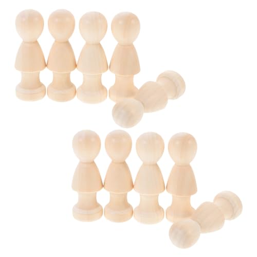 Gadpiparty 10 Stück Puppenornamente Peg-Puppenkörper Miniatur Mädchen Bastelspielzeug Holzfiguren kleine Stifte unfertige Peg -Leute Heringe basteln Dollhouse Dekorationen hölzern Gadpiparty 10 Stück Puppenornamente Peg-Puppenkörper Miniatur Mädchen Bastelspielzeug Holzfiguren kleine Stifte unfertige Peg -Leute Heringe basteln Dollhouse Dekorationen hölzern von Gadpiparty