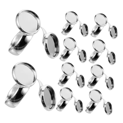Gadpiparty 10 Stück Ringhalterzubehör Ringeinstellungen DIY Handwerk Schmuckherstellung heiraten Ring leer klein Ringrohlinge Ringbasis selber machen Ringe Teile Basis für Ring Kupfer Silber Gadpiparty 10 Stück Ringhalterzubehör Ringeinstellungen DIY Handwerk Schmuckherstellung heiraten Ring leer klein Ringrohlinge Ringbasis selber machen Ringe Teile Basis für Ring Kupfer Silber von Gadpiparty