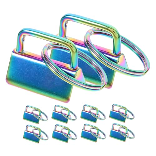 Gadpiparty 10 Stück Schlüsselanhänger Clips für DIY Projekte Schwanzclips Bunten Farben Einsetzbar für Schlüsselringe und Schlüsselbänder Praktische Bastelzubehörteile Gadpiparty 10 Stück Schlüsselanhänger Clips für DIY Projekte Schwanzclips Bunten Farben Einsetzbar für Schlüsselringe und Schlüsselbänder Praktische Bastelzubehörteile von Gadpiparty