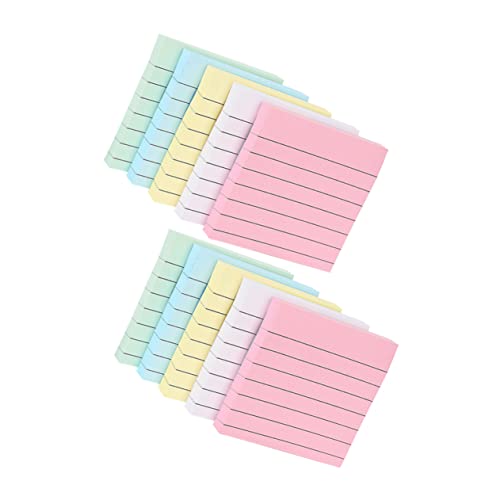 Gadpiparty 10 Stück Selbstklebende Haftnotizen Quadratische Notizzettel Weiß Gelb Blau und Grün für Büro Schule und Zuhause Vielseitig Einsetzbar von Gadpiparty
