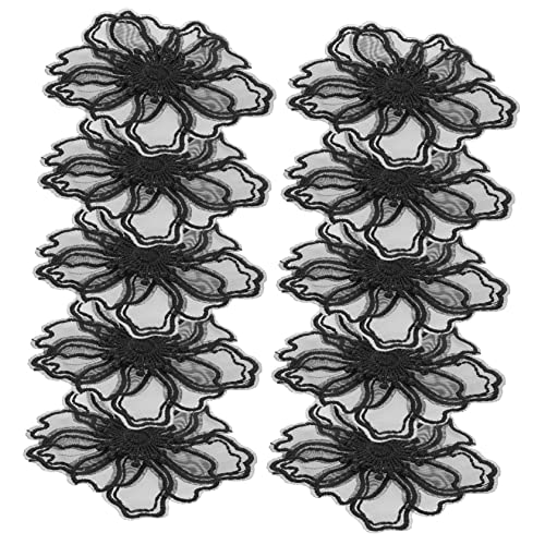 Gadpiparty 10 Stück Spitzenblumen Stickerei Patches zum Aufbügeln und Aufnähen für Kleidung Taschen und Handarbeiten Dekorative Applikationen Gadpiparty 10 Stück Spitzenblumen Stickerei Patches zum Aufbügeln und Aufnähen für Kleidung Taschen und Handarbeiten Dekorative Applikationen von Gadpiparty