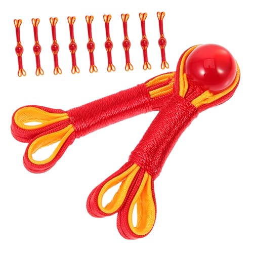 Gadpiparty 10 Stück Stoffschnalle im chinesischen Stil klein Kleid Knöpfe zum Nähen Stoffknöpfe für chinesische traditionelle knöpfe Knopf Verschlussknöpfe Bastelknöpfe Tasten Polyester rot von Gadpiparty