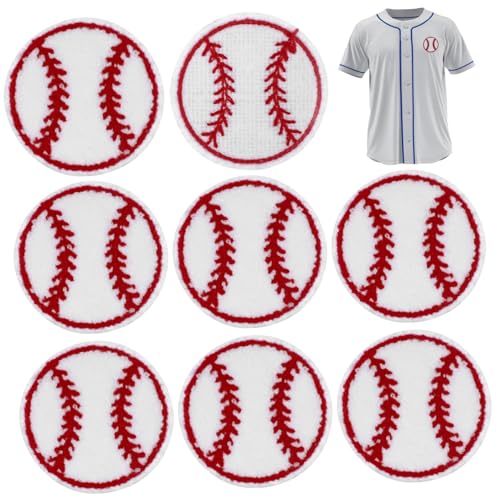 Gadpiparty 10 Stück Teiliges Baseball patches zum Aufbügeln Bestickte Verschleißfeste Hut Jackenapplikationen Kleine Dekorative Flicken für Tägliche Kleidung DIY Bekleidungszubehör von Gadpiparty