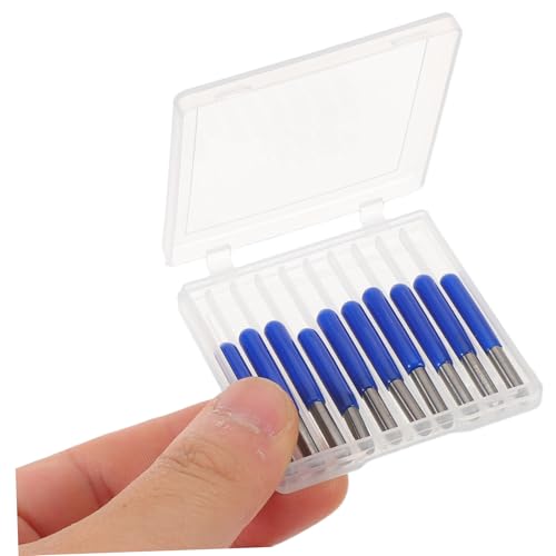 Gadpiparty 10 Stück Teiliges Cnc-gravierfräser-set V-nut Router Bits aus Wolframstahl Präzise Holzschnitzerei und Gravur Flacher Schaftfräser für Feine Details Sperrholz und Hartholz Gadpiparty 10 Stück Teiliges Cnc-gravierfräser-set V-nut Router Bits aus Wolframstahl Präzise Holzschnitzerei und Gravur Flacher Schaftfräser für Feine Details Sperrholz und Hartholz von Gadpiparty