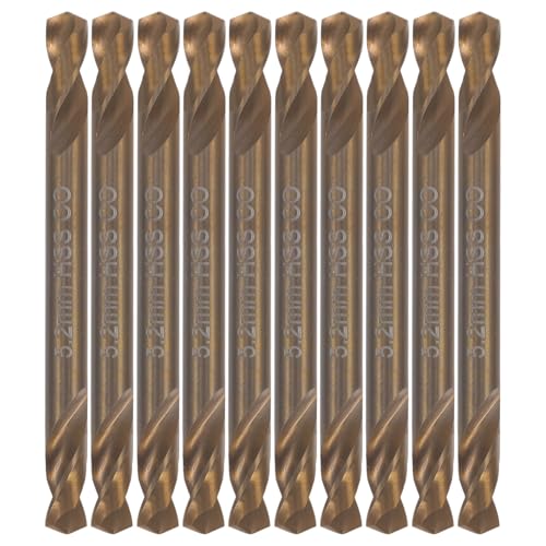 Gadpiparty 10 Stück Teiliges Cobalt Spiralbohrer Präzise Metallbohrer für Hochwertige Bohrer für Professionelle Anwendungen von Gadpiparty
