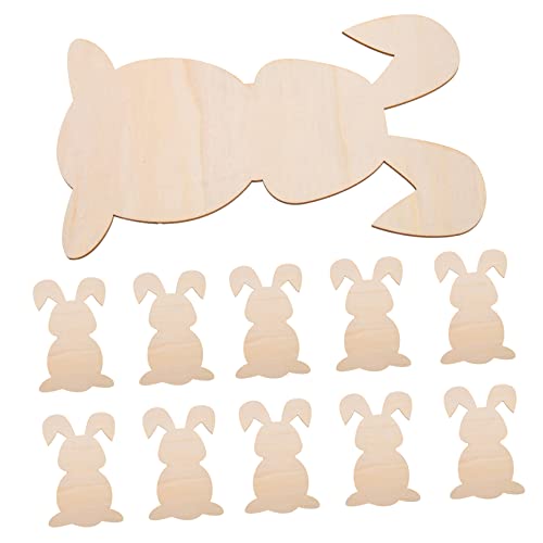 Gadpiparty 10 Stück Teiliges DIY Osterhasen Holzscheiben Blanke Glatt Geschliffene Holzchips zum Bemalen Gravieren und Basteln Kindgerecht Vielseitig für Osterdekoration und Kreative Gadpiparty 10 Stück Teiliges DIY Osterhasen Holzscheiben Blanke Glatt Geschliffene Holzchips zum Bemalen Gravieren und Basteln Kindgerecht Vielseitig für Osterdekoration und Kreative von Gadpiparty