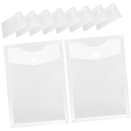 Gadpiparty 10 Stück Teiliges Dokumentenaufbewahrungstaschen Transparente Datei Organizer für Büro und Schule für Quittungen Notizen und Papiere Leicht und Tragbar von Gadpiparty