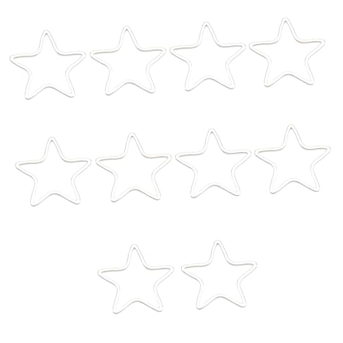Gadpiparty 10 Stück Teiliges Fünfzackiger Stern Ohrringe DIY Zubehör Kupfer für Schmuckherstellung Elegantes Design für Anfänger und Erwachsene für Projekte und Besondere Anlässe von Gadpiparty