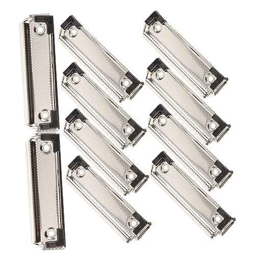 Gadpiparty 10 Stück Teiliges Klemmbrett Clips für Büro Schule und Zuhause Robuste und Langlebige Bürobedarf zur Sicheren Dokumentenablage Einfach zu Reinigen und Vielseitig Einsetzbar von Gadpiparty