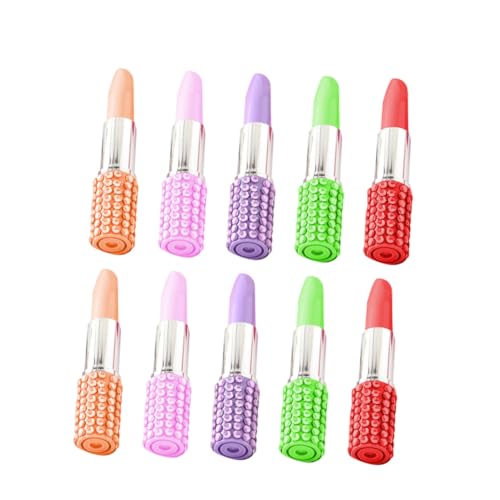 Gadpiparty 10 Stück Teiliges Lippenstift Kugelschreiber Kreative Schöne Kugelschreiber im Lippenstift Design für Schule Zuhause und Büro Gemischte Farben von Gadpiparty