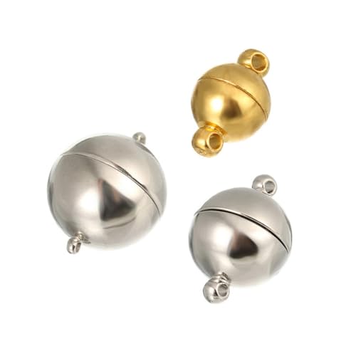Gadpiparty 10 Stück Teiliges Magnetische Schmuckverschluss Verbinder für DIY Halsketten Armbänder Fußkettchen Starker Halt Einfach zu Verbinden Goldene und Weiße Ausführung Gadpiparty 10 Stück Teiliges Magnetische Schmuckverschluss Verbinder für DIY Halsketten Armbänder Fußkettchen Starker Halt Einfach zu Verbinden Goldene und Weiße Ausführung von Gadpiparty