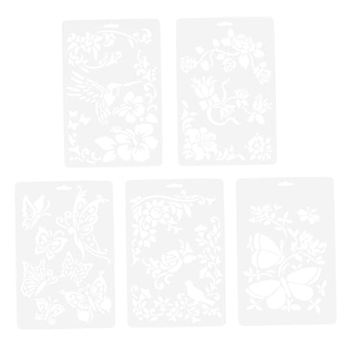 Gadpiparty 10 Stück Teiliges Malvorlagen Langlebigem Pp material Wiederverwendbare Schablonen mit Blumenmuster für Erwachsene und Kreative DIY zeichenschablonen zum Einfachen Reinigen und Gadpiparty 10 Stück Teiliges Malvorlagen Langlebigem Pp material Wiederverwendbare Schablonen mit Blumenmuster für Erwachsene und Kreative DIY zeichenschablonen zum Einfachen Reinigen und von Gadpiparty