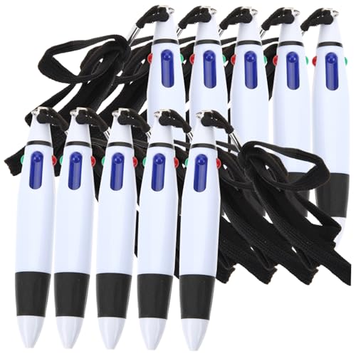 Gadpiparty 10 Stück Teiliges Mehrfarbiges Einziehbares Kugelschreiber Halsband Kreative Stifte für Schule und Büro Praktisch und Tragbar zum Notieren und Markieren Gadpiparty 10 Stück Teiliges Mehrfarbiges Einziehbares Kugelschreiber Halsband Kreative Stifte für Schule und Büro Praktisch und Tragbar zum Notieren und Markieren von Gadpiparty