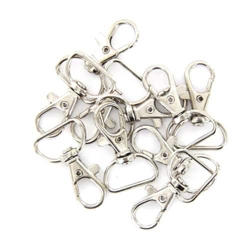 Gadpiparty 10 Stück Teiliges Metall Wirbelhaken mit Drehgelenk Karabiner Schlüsselanhänger Haken für DIY Basteln Schlüsselbänder Kleine Hundeleinen Innenbreite Silberfarben Gadpiparty 10 Stück Teiliges Metall Wirbelhaken mit Drehgelenk Karabiner Schlüsselanhänger Haken für DIY Basteln Schlüsselbänder Kleine Hundeleinen Innenbreite Silberfarben von Gadpiparty