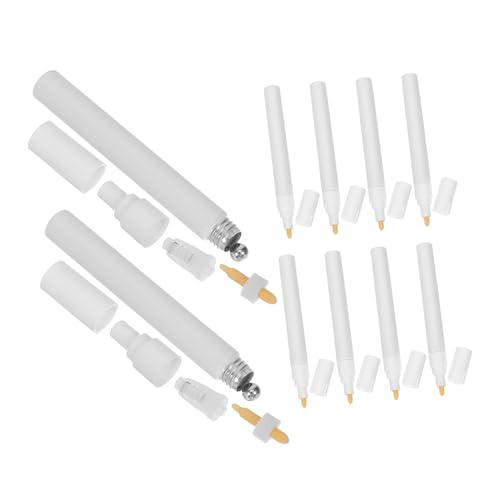 Gadpiparty 10 Stück Teiliges Nachfüllbare Acrylfarbe Marker Ersatz-stifte mit Rundem Kopf Kompatibel Handlich Reisefreundlich Präzise Farbflusskontrolle für Öl Wasserfarben Touch-ups und DIY von Gadpiparty