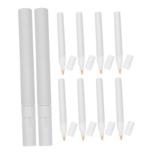 Gadpiparty 10 Stück Teiliges Nachfüllbarer Acryl-marker mit Rundem Kopf Kompatible Nachfüllstifte für Präzise Farbakzente Reisefreundliches Leichtes Design für DIY Kunst und Reparaturen von Gadpiparty