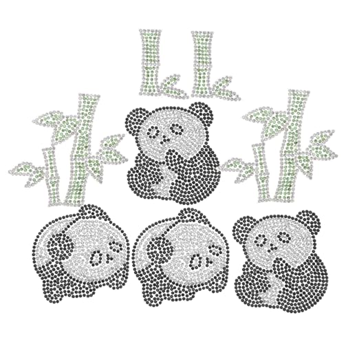 Gadpiparty 10 Stück Teiliges Panda Applikationen mit Selbstklebenden Strasssteinen Langlebige Bügelflicken für Kleidung Rucksäcke Hüte und Diy-bastelprojekte Kreative Verzierungen für Gadpiparty 10 Stück Teiliges Panda Applikationen mit Selbstklebenden Strasssteinen Langlebige Bügelflicken für Kleidung Rucksäcke Hüte und Diy-bastelprojekte Kreative Verzierungen für von Gadpiparty