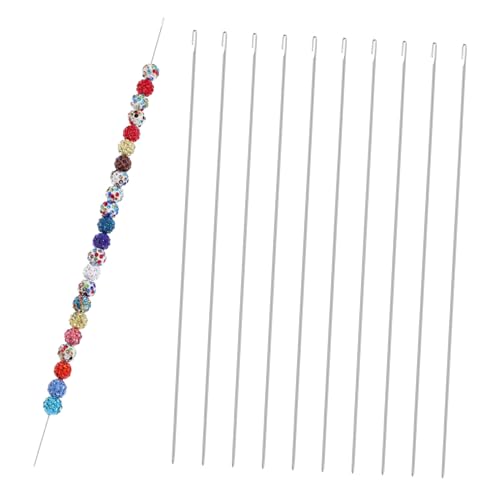 Gadpiparty 10 Stück Teiliges Perlnadeln Dünn zum Auffädeln von Perlen DIY Schmuckherstellung Effizientes Bastelwerkzeug für Armbänder und Ketten Einfach zu Bedienen für Anfänger und Profis Gadpiparty 10 Stück Teiliges Perlnadeln Dünn zum Auffädeln von Perlen DIY Schmuckherstellung Effizientes Bastelwerkzeug für Armbänder und Ketten Einfach zu Bedienen für Anfänger und Profis von Gadpiparty