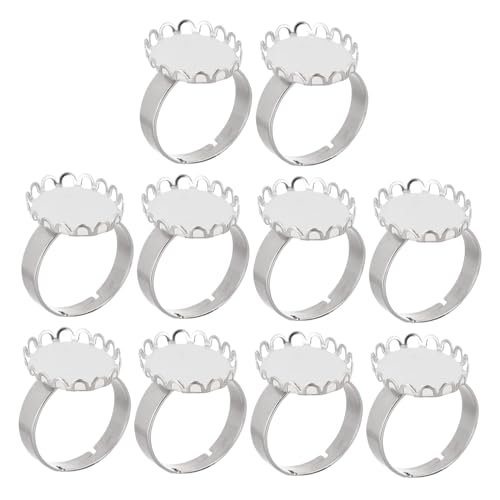 Gadpiparty 10 Stück Teiliges Ringrohling Ringgrundlagen für DIY Schmuckherstellung Langlebige Metallringe zum Basteln Individueller Ringe Komfortabel und Glatt für Kreative Ringdekorationen Gadpiparty 10 Stück Teiliges Ringrohling Ringgrundlagen für DIY Schmuckherstellung Langlebige Metallringe zum Basteln Individueller Ringe Komfortabel und Glatt für Kreative Ringdekorationen von Gadpiparty