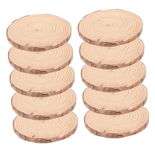 Gadpiparty 10 Stück Teiliges Runde Holzscheiben aus Langlebigem Kiefernholz Naturbelassene Bastelholzplatten mit Einzigartiger Maserung für DIY Malen Kranzbasteln und Hochzeitsdekorationen Gadpiparty 10 Stück Teiliges Runde Holzscheiben aus Langlebigem Kiefernholz Naturbelassene Bastelholzplatten mit Einzigartiger Maserung für DIY Malen Kranzbasteln und Hochzeitsdekorationen von Gadpiparty