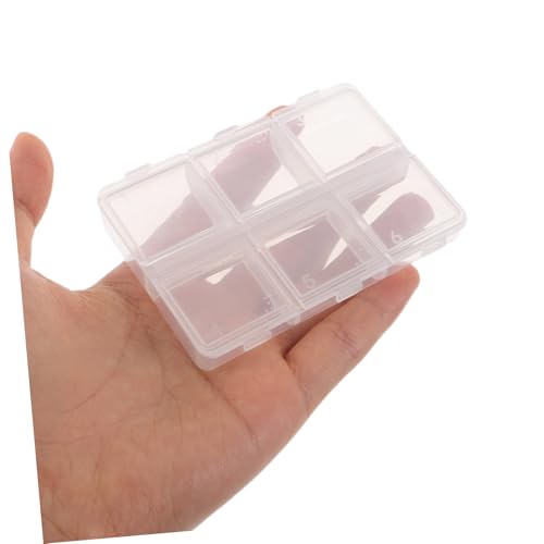Gadpiparty 10 Stück Teiliges Schmuck Aufbewahrungsbox mit Variablen Fächern Transparente Kunststoffbox mit Flexiblen Trennwänden für DIY Perlen Bastelmaterialien und Schmuckzubehör Gadpiparty 10 Stück Teiliges Schmuck Aufbewahrungsbox mit Variablen Fächern Transparente Kunststoffbox mit Flexiblen Trennwänden für DIY Perlen Bastelmaterialien und Schmuckzubehör von Gadpiparty