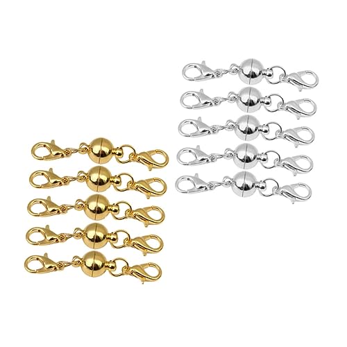 Gadpiparty 10 Stück Teiliges Schmuckverschluss Kupfer Lobster Karabiner für Lederbänder Diy und Armbandherstellung Gadpiparty 10 Stück Teiliges Schmuckverschluss Kupfer Lobster Karabiner für Lederbänder Diy und Armbandherstellung von Gadpiparty