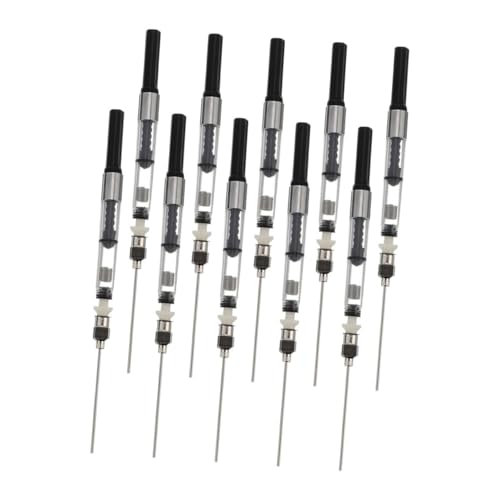 Gadpiparty 10 Stück Teiliges Set Tintenfüllhilfe für Füllfederhalter Praktische Tintenabsorber für Standard Stifte Ergonomisch Gestaltet Einfach zu Verwenden für Schüler und Lehrer von Gadpiparty