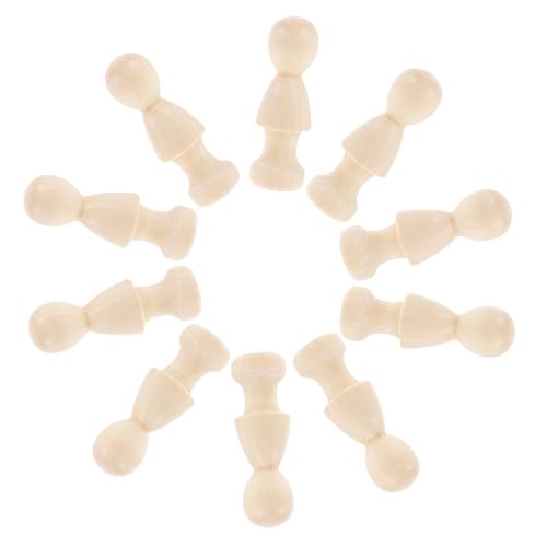 Gadpiparty 10 Stück Teiliges Unbemalte Holzfiguren DIY Holzpuppen für Bastelarbeiten zum Bemalen und Gestalten von Individuellen Elementen für Erwachsene Gadpiparty 10 Stück Teiliges Unbemalte Holzfiguren DIY Holzpuppen für Bastelarbeiten zum Bemalen und Gestalten von Individuellen Elementen für Erwachsene von Gadpiparty