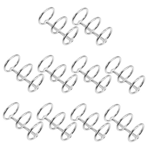 Gadpiparty 10 Stück Tischkalender-bindering Ring Für Lose Blätter Metallringe Für Karteikarten Flash-karte Klingelt Lose Blattringe Metallbinderringe Metall Ring Bücherringe Eisen Silver Gadpiparty 10 Stück Tischkalender-bindering Ring Für Lose Blätter Metallringe Für Karteikarten Flash-karte Klingelt Lose Blattringe Metallbinderringe Metall Ring Bücherringe Eisen Silver von Gadpiparty