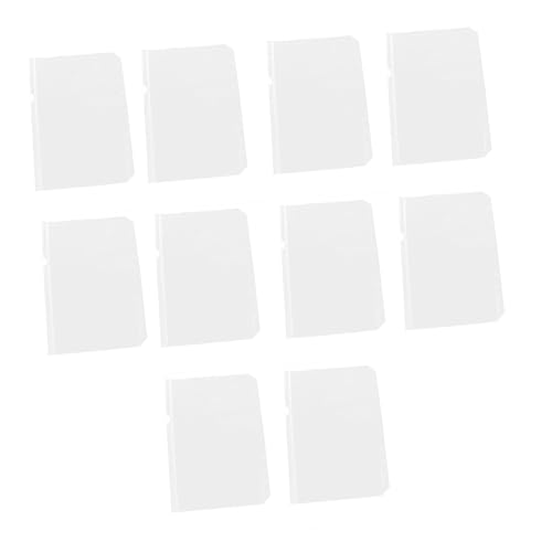 Gadpiparty 10 Stück Transparent Dokumententaschen mit Reißverschluss Aufbewahrungstaschen für Unterlagen Fotos und Quittungen und Langlebig für Büro Schule und Reisen von Gadpiparty