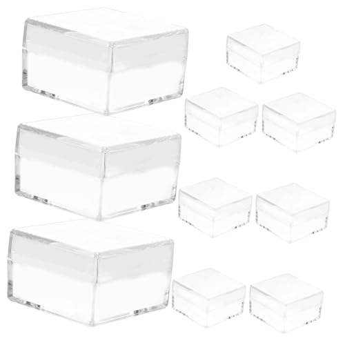Gadpiparty 10 Stück Transparente Eckige Aufbewahrungsboxen aus Kleine Sortier und Displayboxen für Proben und Sammelobjekte Stapelbare Organizer mit Klarer Sicht für Zuhause und Ausstellung Gadpiparty 10 Stück Transparente Eckige Aufbewahrungsboxen aus Kleine Sortier und Displayboxen für Proben und Sammelobjekte Stapelbare Organizer mit Klarer Sicht für Zuhause und Ausstellung von Gadpiparty