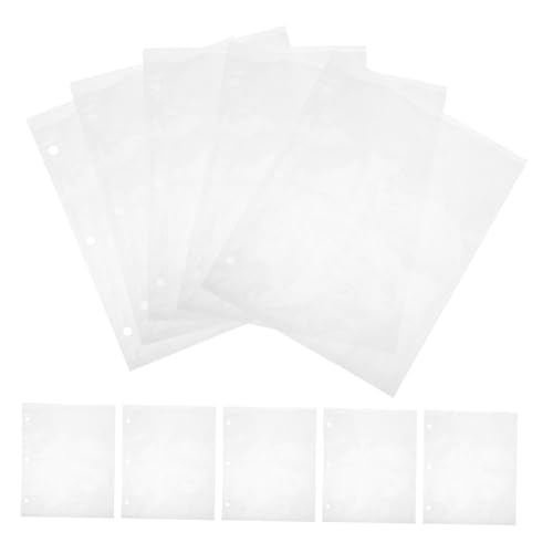 Gadpiparty 10 Stück Transparente PP Kartenhüllen für Sammelalben Fotoblätter Schutzumschläge für Sportkarten Trading Cards und für Gestaltung und Aufbewahrung von Gadpiparty