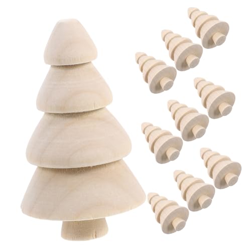 Gadpiparty 10 Stück Unbemalte Mini-holz-weihnachtsbäume aus Massivholz Stabile Diy-bastelfiguren für Kreative Familienaktivitäten Vielseitige Tischdeko und Kunstprojekte Gadpiparty 10 Stück Unbemalte Mini-holz-weihnachtsbäume aus Massivholz Stabile Diy-bastelfiguren für Kreative Familienaktivitäten Vielseitige Tischdeko und Kunstprojekte von Gadpiparty
