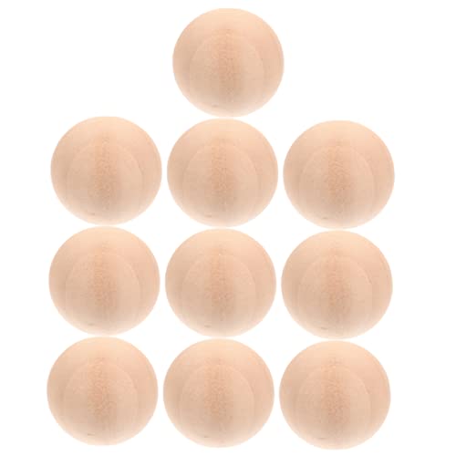Gadpiparty 10 Stück Unlackierte Holzkugeln Runde Naturholz Kugeln für Diy Projekte Bastelzubehör Höhe für Fotorequisiten Gadpiparty 10 Stück Unlackierte Holzkugeln Runde Naturholz Kugeln für Diy Projekte Bastelzubehör Höhe für Fotorequisiten von Gadpiparty