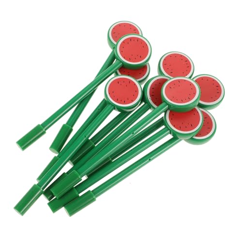 Gadpiparty 10 Stück Wassermelonen-gelstift Tintenfreude Farbige Kugelschreiber Süßes Stationäres Zappeln Ästhetisches Briefpapier Bausatz Stifte Zum Schreiben Von Früchten Green Plastik von Gadpiparty