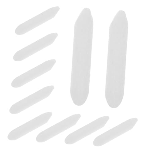 Gadpiparty 10 Stück Zubehör für Farbstifte Stiftspitzen malen Nibs Spitzen für Farbmarker Ölmalerei-Stiftspitze Whiteboard-Marker-Stiftpunkte Ersatzstiftspitzen Polyester Weiß von Gadpiparty