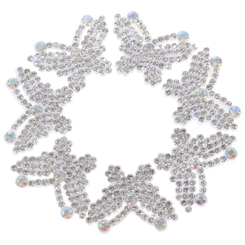 Gadpiparty 10 Stück Zubehör für Stirnbänder Schmetterlings-Applikationsdekorationen Gestickte Anwendung Stickereie Butterfly Patch handgefertigte Strass-Applikation Glitzerflecken Bohren Gadpiparty 10 Stück Zubehör für Stirnbänder Schmetterlings-Applikationsdekorationen Gestickte Anwendung Stickereie Butterfly Patch handgefertigte Strass-Applikation Glitzerflecken Bohren von Gadpiparty
