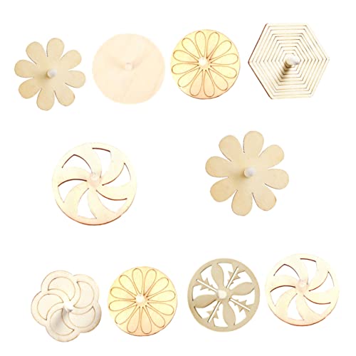 Gadpiparty Holzgyroskop Spielzeug 10 Stücke Selbstgemacht Unvollendete Malspielzeug für Kinder Basteln Holzmaterial Fördert Feinmotorik für Jungen und Mädchen Gadpiparty Holzgyroskop Spielzeug 10 Stücke Selbstgemacht Unvollendete Malspielzeug für Kinder Basteln Holzmaterial Fördert Feinmotorik für Jungen und Mädchen von Gadpiparty