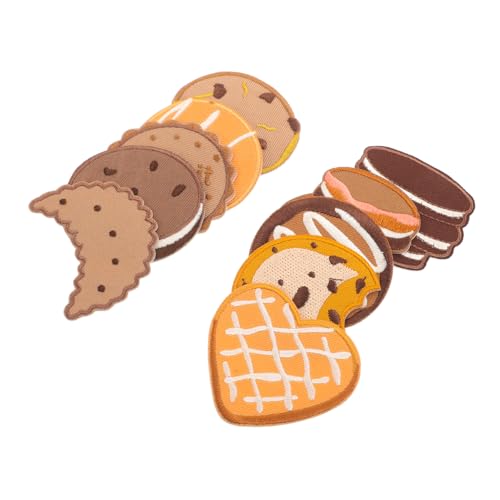 Gadpiparty 10 Süße Keks-flicken: Aufbügelbare, Bestickte Cartoon-applikation Für Kleidung, Diy-zubehör Für Taschen, Jeans, Hüte, Jacken, Reparaturflicken Zum Nähen Gadpiparty 10 Süße Keks-flicken: Aufbügelbare, Bestickte Cartoon-applikation Für Kleidung, Diy-zubehör Für Taschen, Jeans, Hüte, Jacken, Reparaturflicken Zum Nähen von Gadpiparty