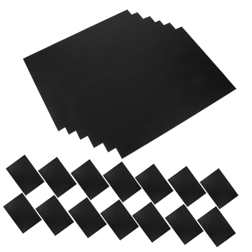 Gadpiparty 100 Blatt A4 -Druckpapier Zeichnung leer dünn Handwerk groß Drucken Sammelalbum druckbar Mehrzweckpapier Büropapier Doppelseitiges Papier Druckerpapier DIY Bastelpapier Schwarz von Gadpiparty