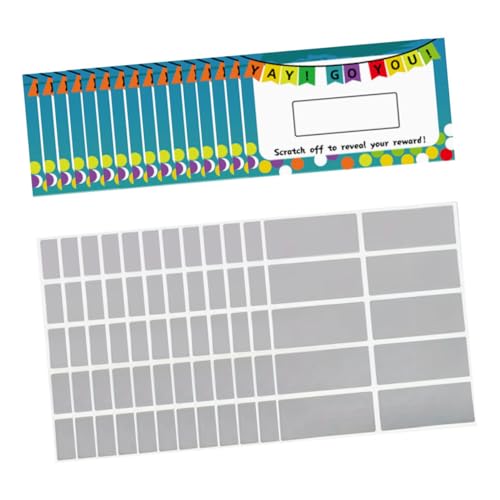 Gadpiparty 100 Blatt Aufkleber kratzen verlosen Rubbelkarten zum Aufdecken des Geschlechts rechteckig abkratzen groß für Rubbel-Sticker-Preise Spielrequisiten Papier Gadpiparty 100 Blatt Aufkleber kratzen verlosen Rubbelkarten zum Aufdecken des Geschlechts rechteckig abkratzen groß für Rubbel-Sticker-Preise Spielrequisiten Papier von Gadpiparty