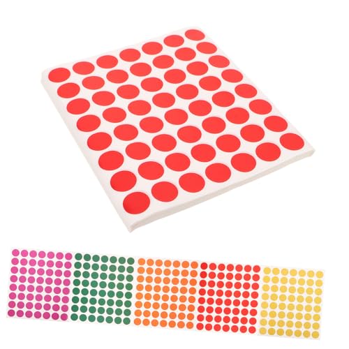 Gadpiparty 100 Blatt Bunte Runde Punktaufkleber Selbstklebende Etiketten für Verpackung Versiegelung DIY Basteln Schule Büro Farbcodierung Rote Grüne Orange Gelbe Pinke Aufkleber Gadpiparty 100 Blatt Bunte Runde Punktaufkleber Selbstklebende Etiketten für Verpackung Versiegelung DIY Basteln Schule Büro Farbcodierung Rote Grüne Orange Gelbe Pinke Aufkleber von Gadpiparty