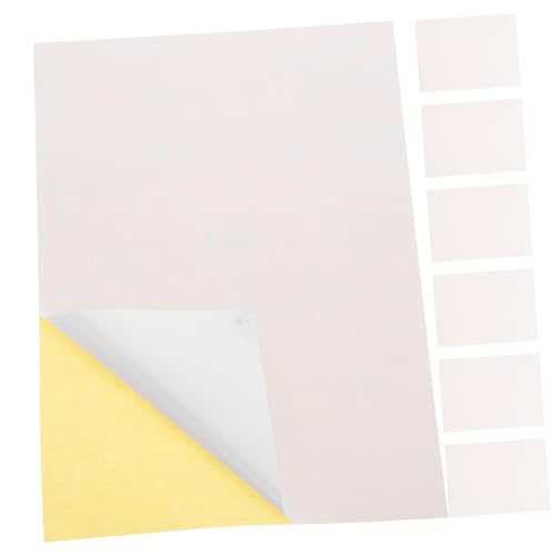 Gadpiparty 100 Blatt Druckerpapier Vinyl-Aufkleber für Glänzend Vinylpapier Klebeetiketten aus Papier druckbare Vinylaufkleber Selbstklebendes beschichtetes Papier Gadpiparty 100 Blatt Druckerpapier Vinyl-Aufkleber für Glänzend Vinylpapier Klebeetiketten aus Papier druckbare Vinylaufkleber Selbstklebendes beschichtetes Papier von Gadpiparty