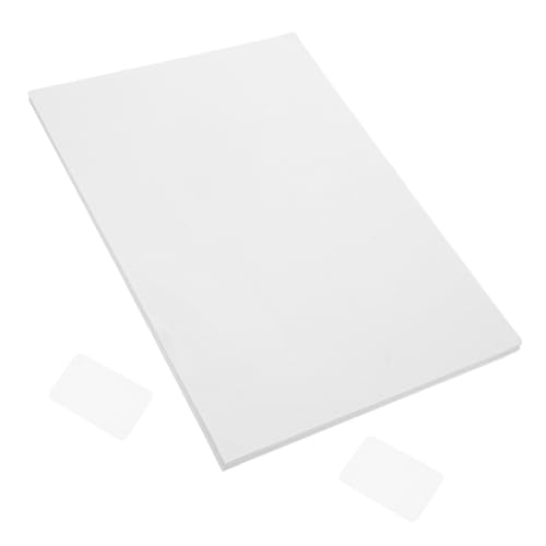 Gadpiparty 100 Blatt Etikettenaufkleber Druckeretiketten Versandetiketten Adressetikettendrucker Klebetiketten Klebeband Adressaufkleber Durchsichtige Aufkleber Klebeetiketten Weiß Papier von Gadpiparty