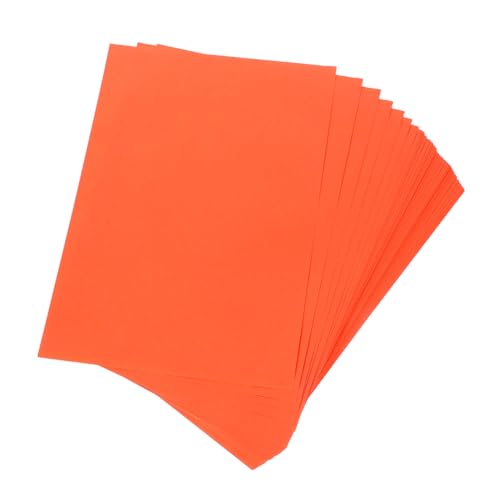 Gadpiparty 100 Blatt Farbiges Druckpapier Orange Origami Papier Für Buntes Bastelpapier Für Diy Kunstwerke Falten Schneiden Malen Und Zeichnen Für Schule Büro Zuhause von Gadpiparty